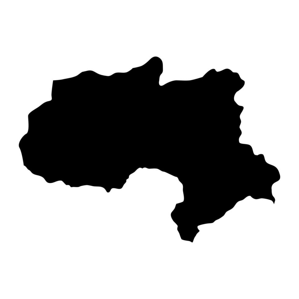 hakkari provins Karta, administrativ uppdelningar av Kalkon. vektor illustration.