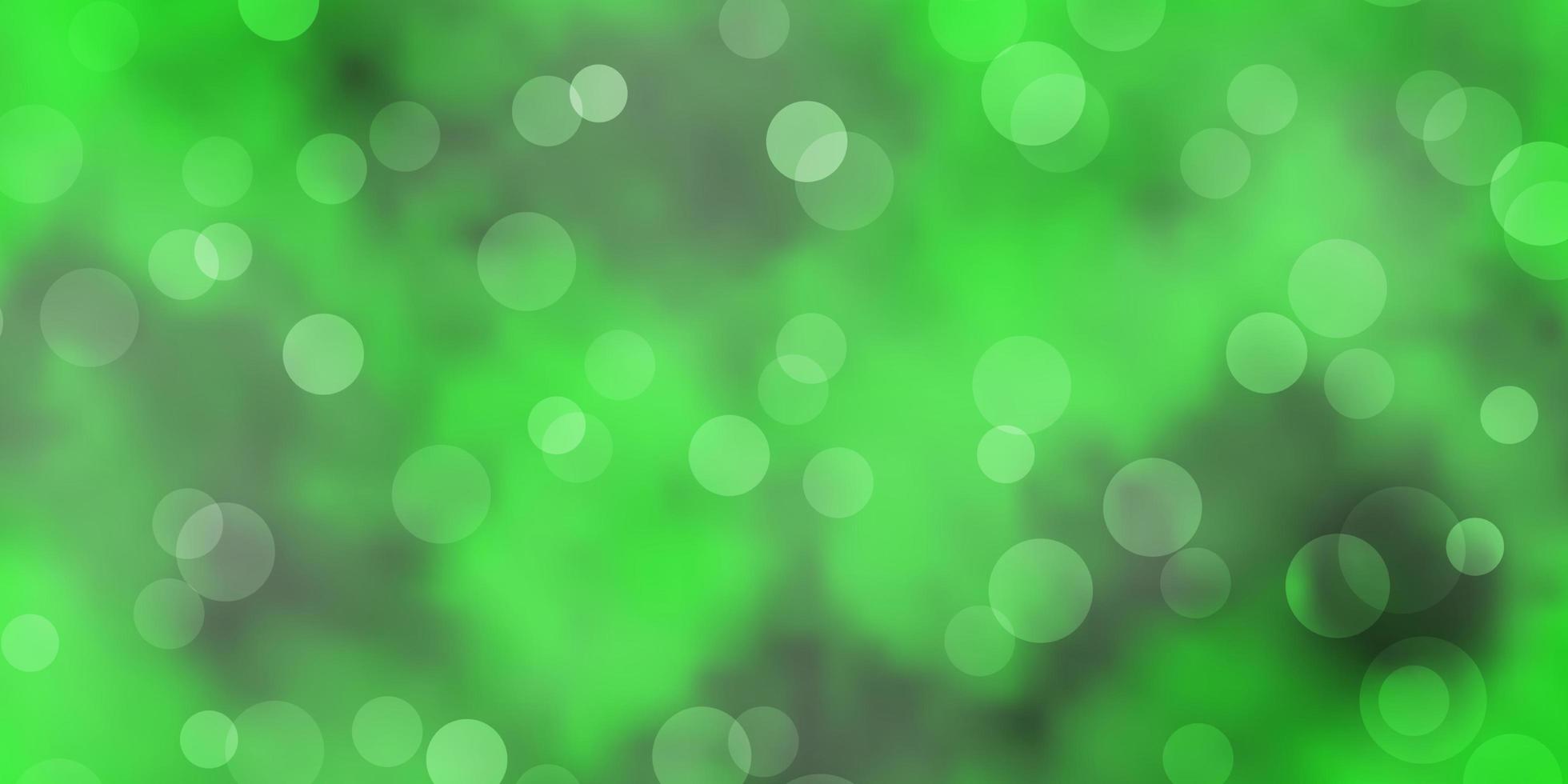 hellgrüner gelber Vektorhintergrund mit abstraktem dekorativem Design der Punkte im Steigungsstil mit Blasenmuster für Broschüren-Broschüren vektor