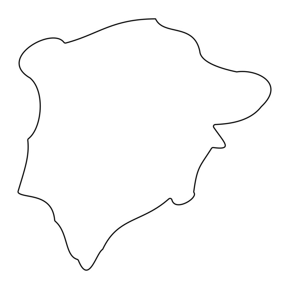 Rutland Karte, zeremoniell Bezirk von England. Vektor Illustration.