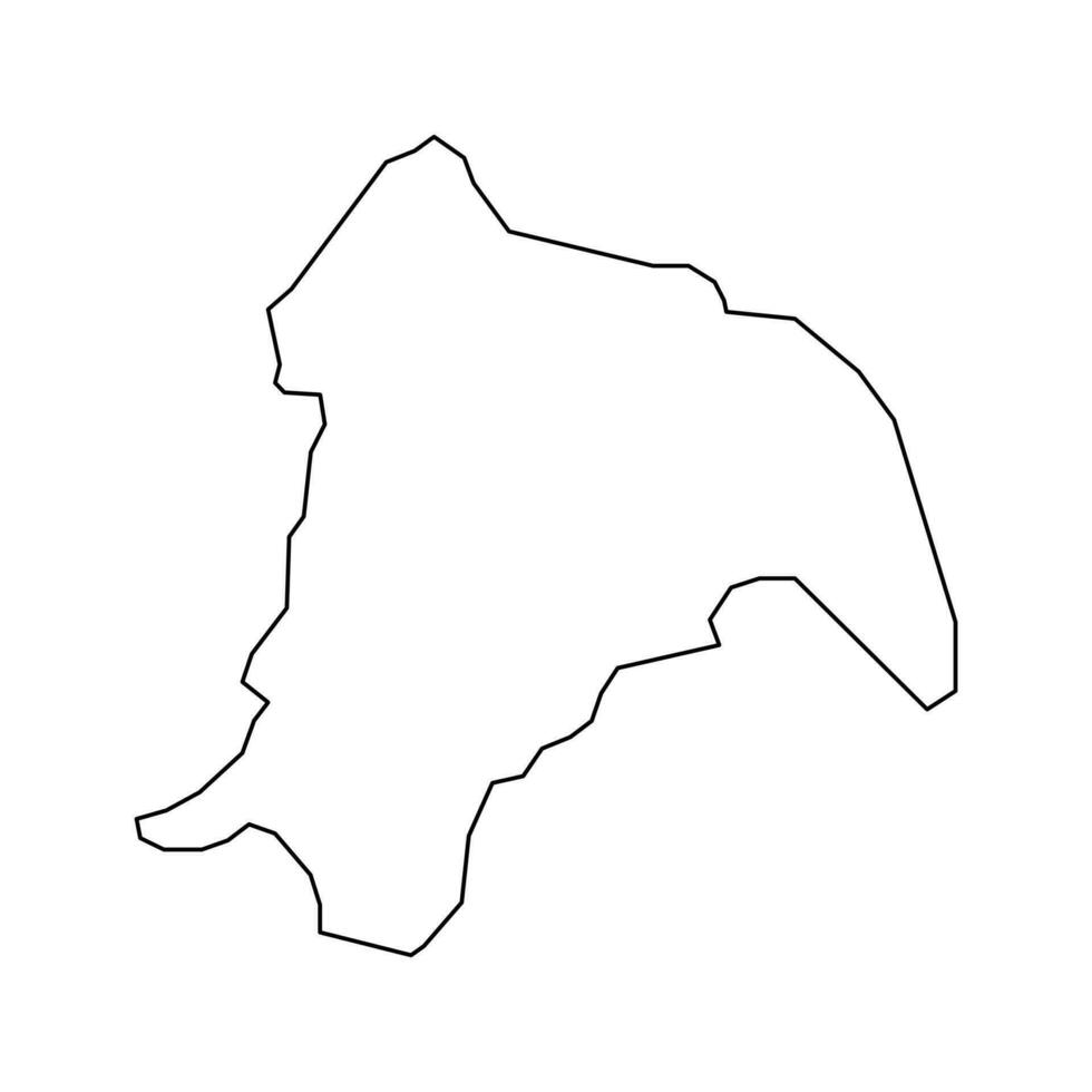 hsinchu Stadt Bezirk Karte, Bezirk von das Republik von China, Taiwan. Vektor Illustration.