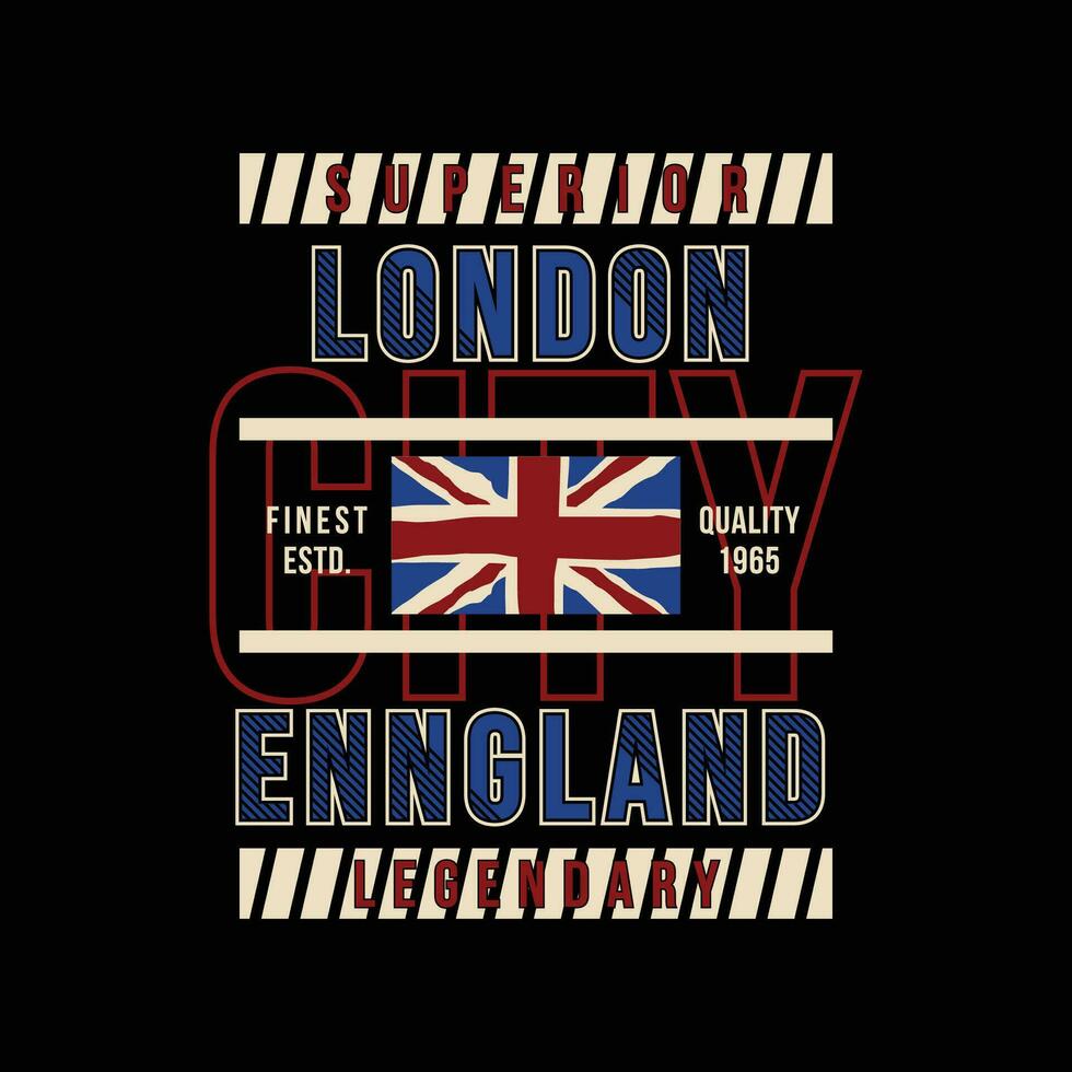 London England grafisk, typografi t skjorta, vektor design illustration, Bra för tillfällig stil