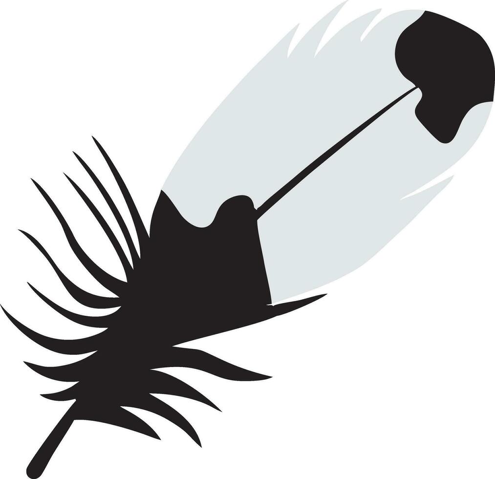 fjäder ikon symbol isolerat vektor bild. illustration av de fjäder fågel skrivning teckning ikon bild design eps 10