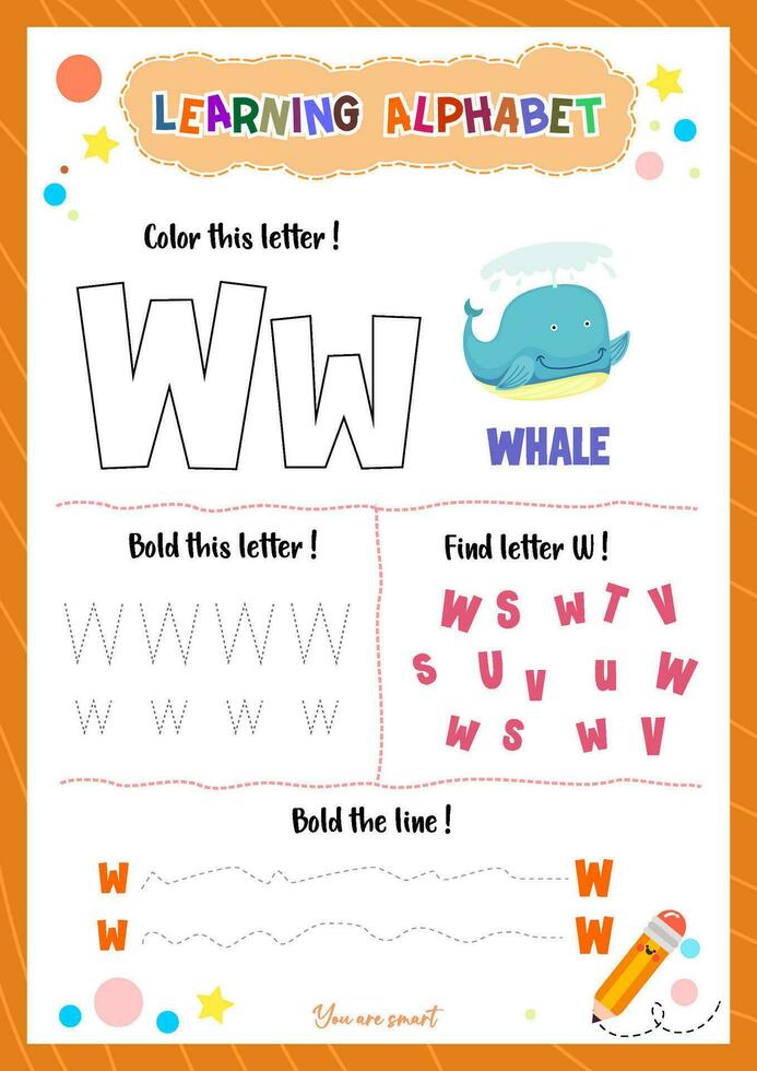 Lernen Alphabet mit Rückverfolgung finden und Färbung Briefe zum Kinder vektor