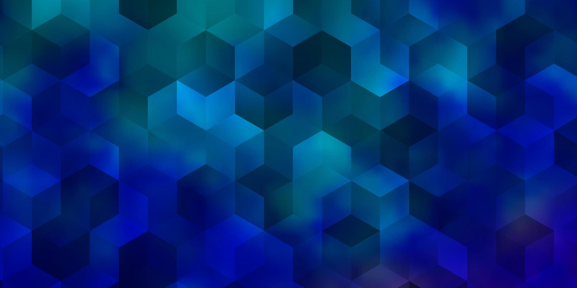 ljusrosa blå bakgrund med hexagoner vektor