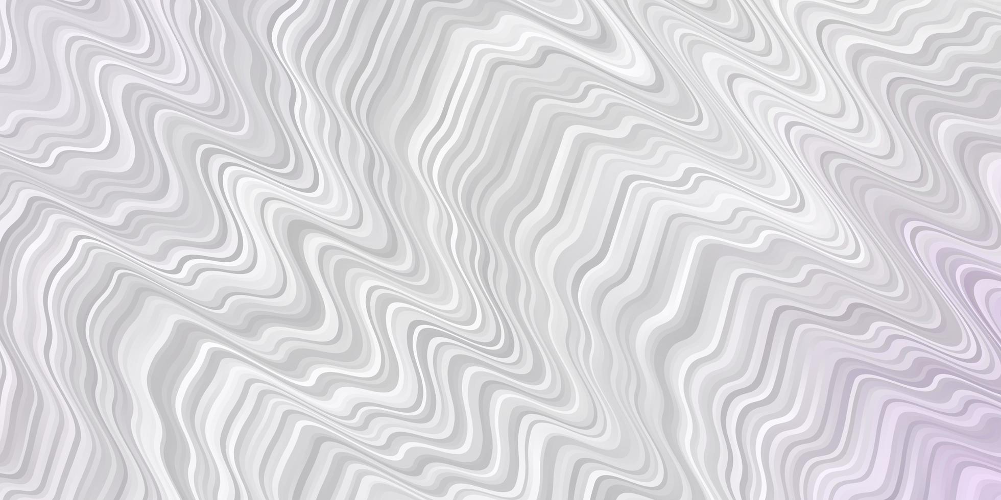 Hellviolettes Vektorlayout mit kreisbogenförmigem hellem Muster mit bunten gebogenen Linien formt das beste Design für Ihr Werbeplakatbanner vektor
