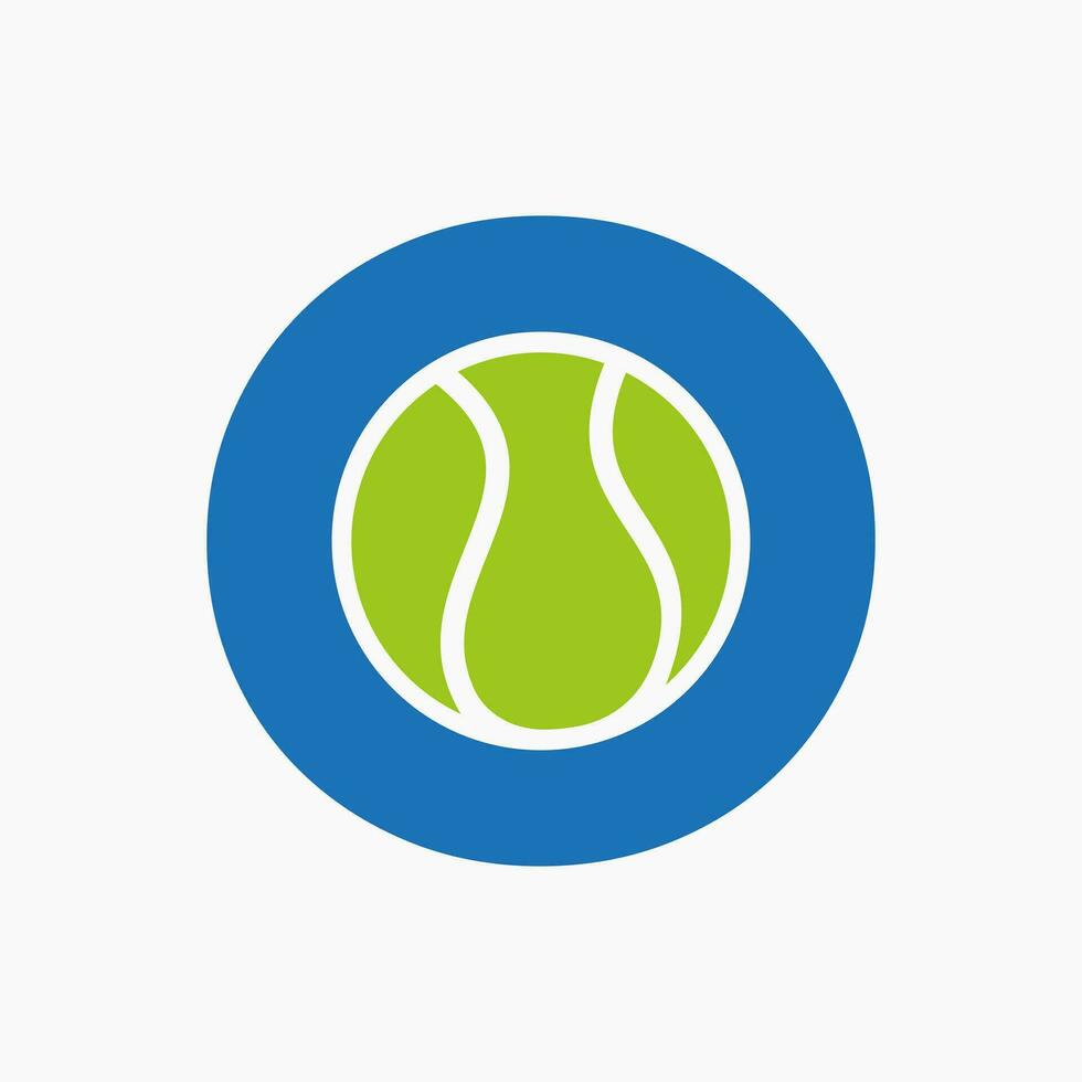 Tennis Logo auf Brief Ö. Tennis Sport Akademie, Verein Logo Zeichen vektor