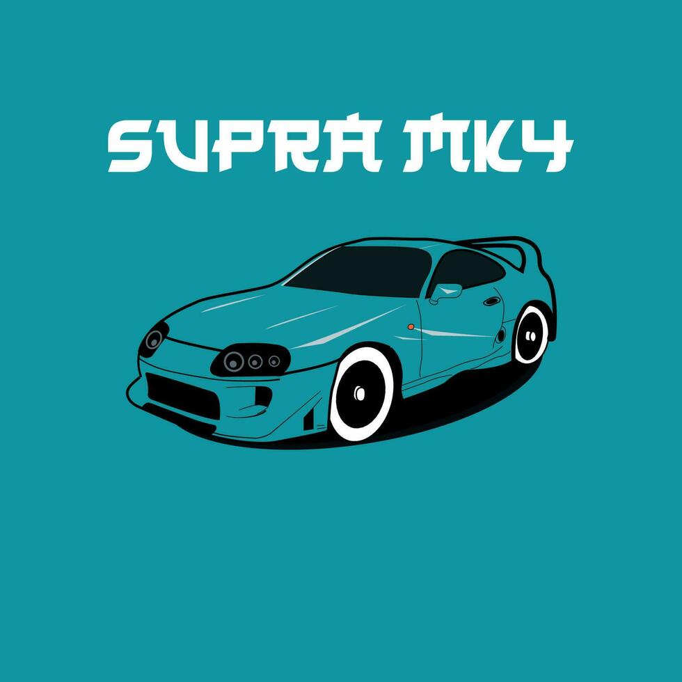 Toyota oben mk4 Auto Illustration Hintergrund vektor