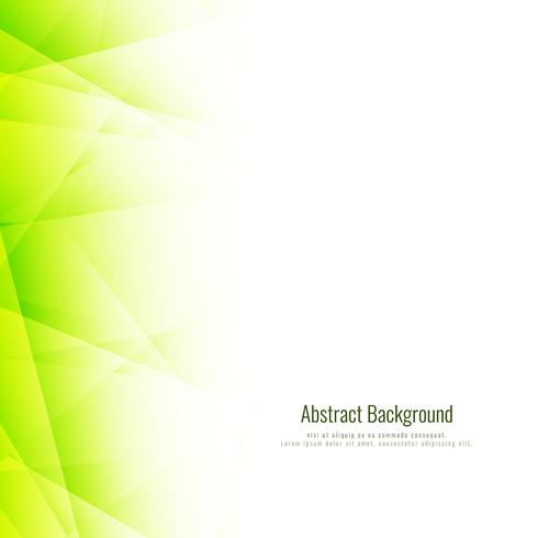 Abstrakt grön polygon bakgrund vektor