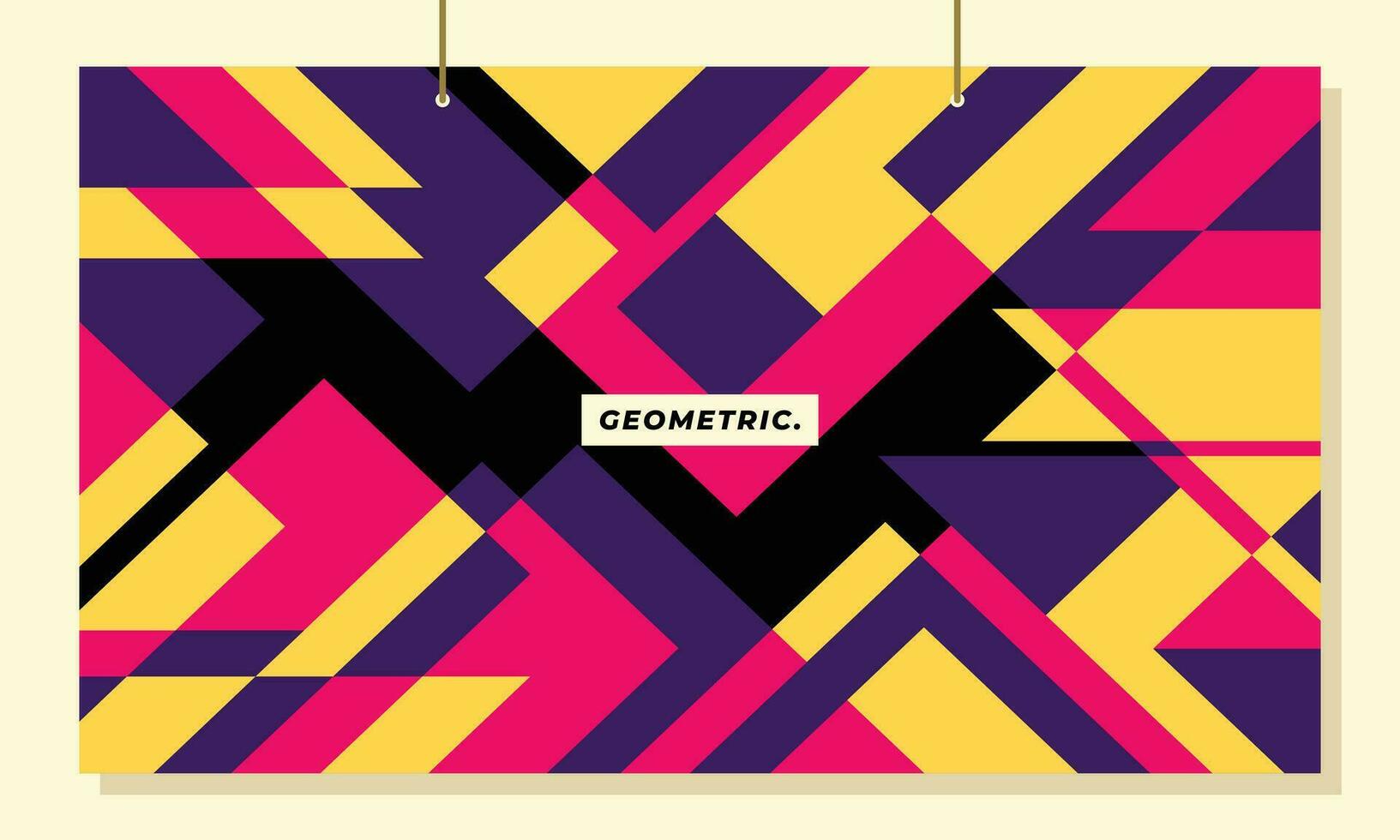 bunt abstrakt geometrisch Hintergrund Vorlage Kopieren Raum Satz. polygonal Hintergrund Design geeignet zum Poster, Banner, Flugblatt, Broschüre, Abdeckung, Flyer, Zeitschrift, Fall, oder Broschüre. vektor