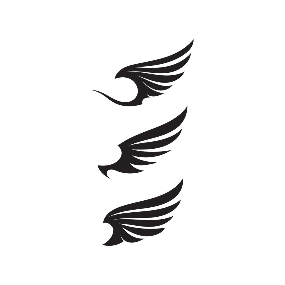 Falcon Wings Logo Vorlage Vektor Icon Logo Design App