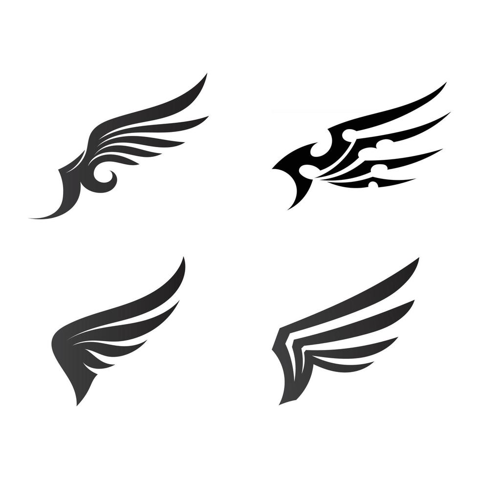 falk vingar logotyp mall vektor ikon logo design app