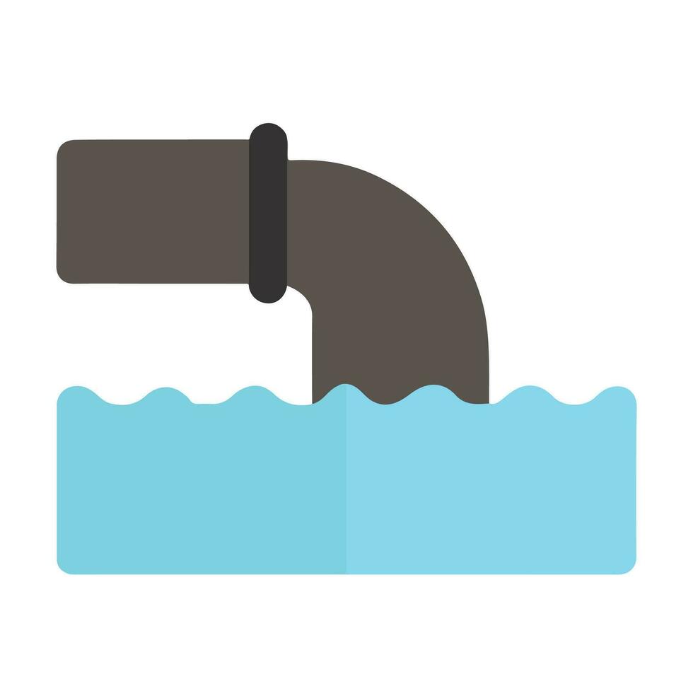 Abfall Wasser Symbol vektor
