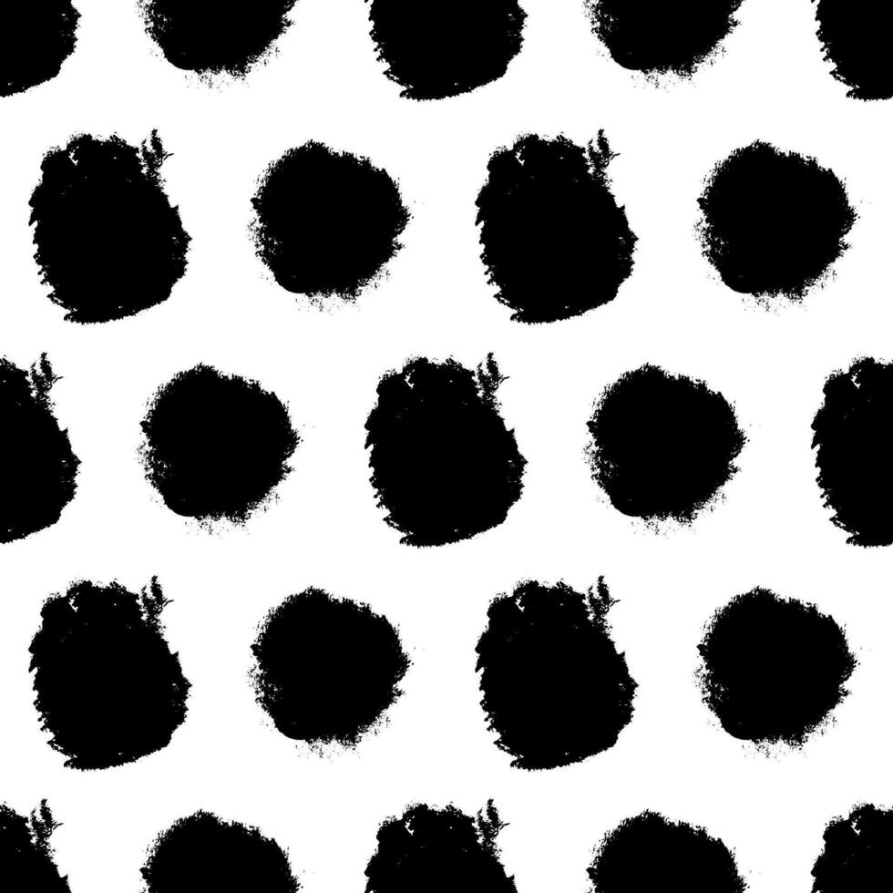 nahtlos Muster mit schwarz skizzieren Hand gezeichnet Bleistift kritzeln Kreise gestalten auf Weiß Hintergrund. abstrakt Grunge Textur. Vektor Illustration
