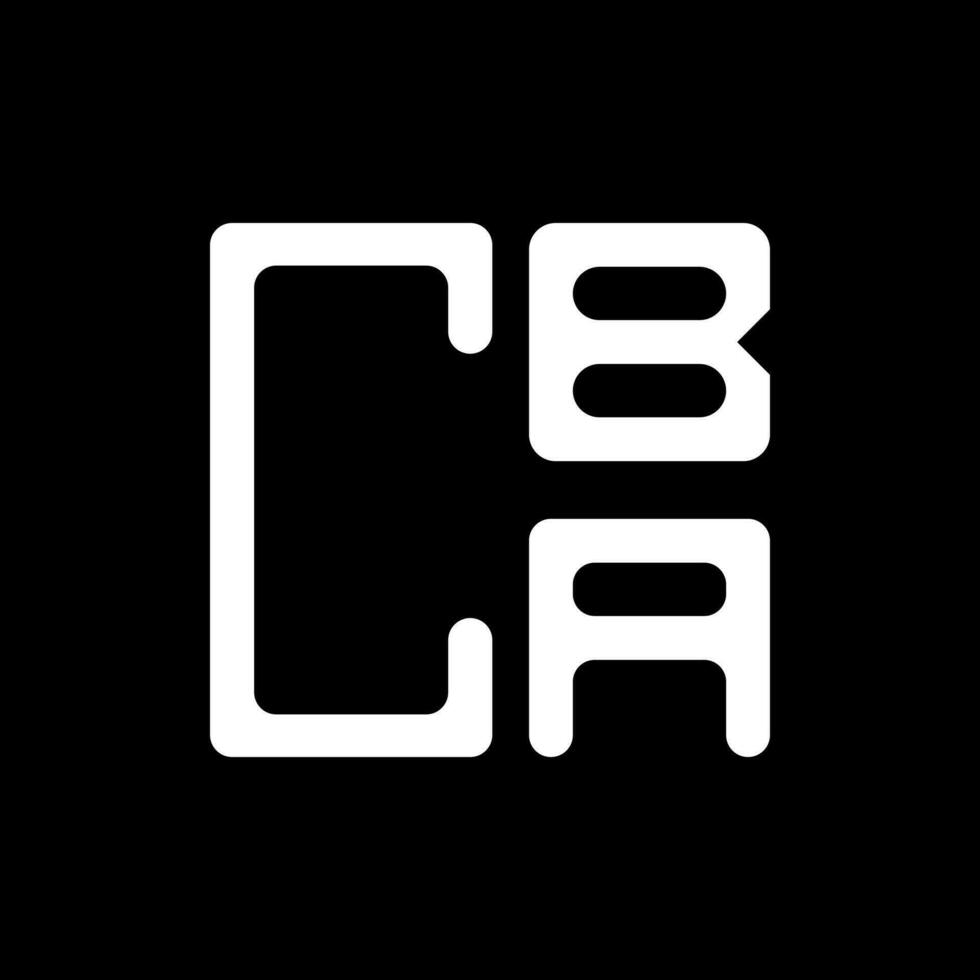 cba brev logotyp kreativ design med vektor grafisk, cba enkel och modern logotyp. cba lyxig alfabet design