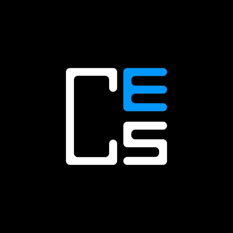 ces Brief Logo kreativ Design mit Vektor Grafik, ces einfach und modern Logo. ces luxuriös Alphabet Design