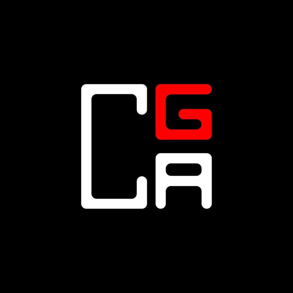 cga Brief Logo kreativ Design mit Vektor Grafik, cga einfach und modern Logo. cga luxuriös Alphabet Design