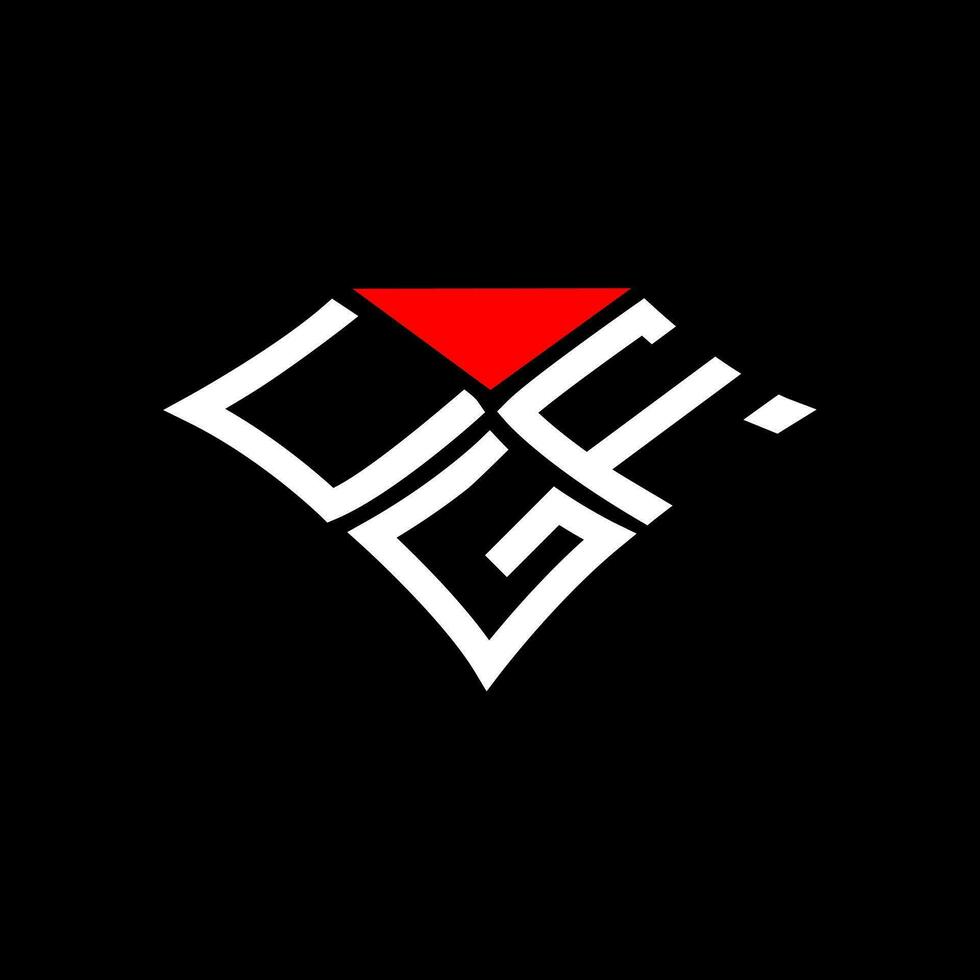 cgf Brief Logo kreativ Design mit Vektor Grafik, cgf einfach und modern Logo. cgf luxuriös Alphabet Design