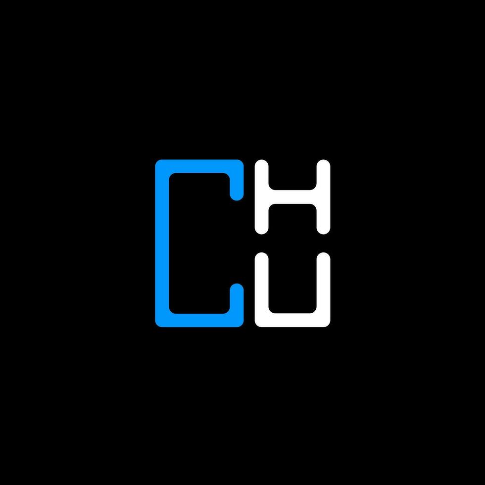 chu brev logotyp kreativ design med vektor grafisk, chu enkel och modern logotyp. chu lyxig alfabet design