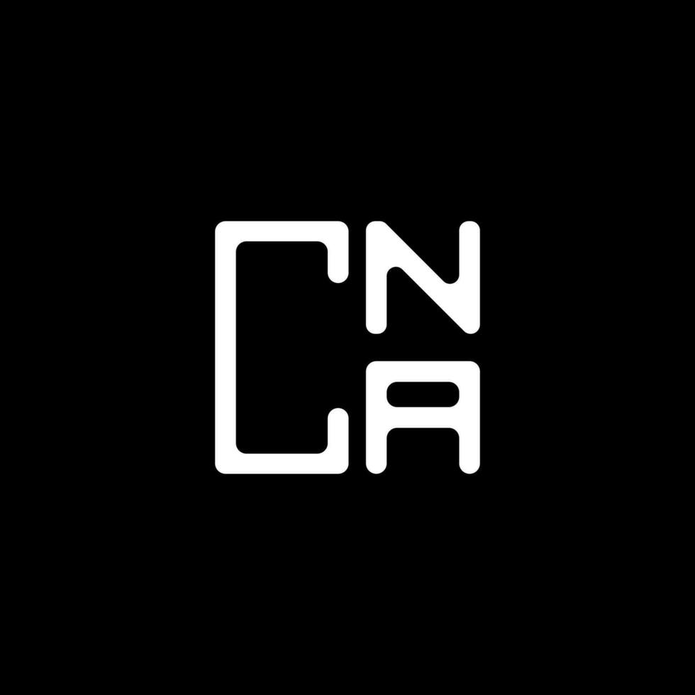 cna brev logotyp kreativ design med vektor grafisk, cna enkel och modern logotyp. cna lyxig alfabet design