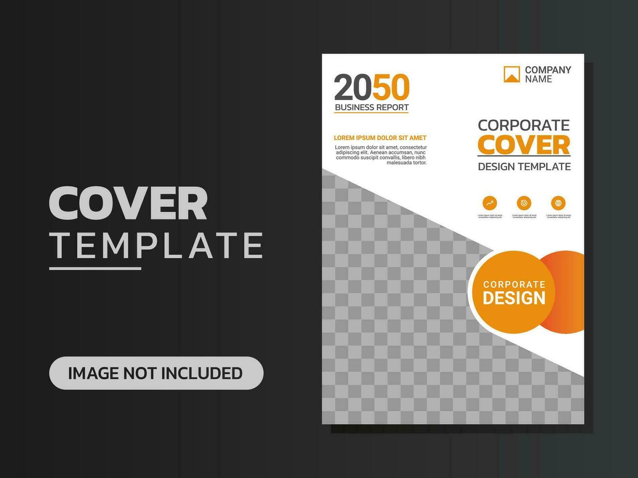 kreatives Corporate Book Cover Design vektor