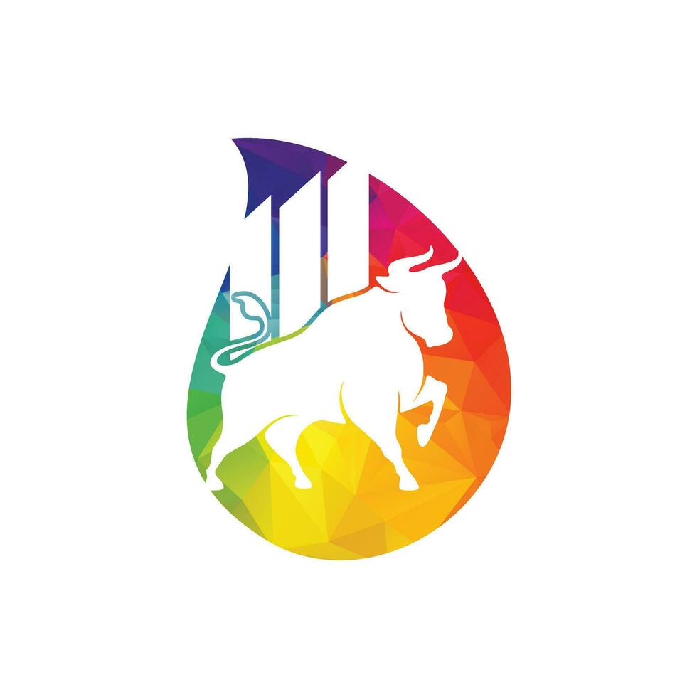 Handel Stier Logo Symbol Vektor Design Vorlage