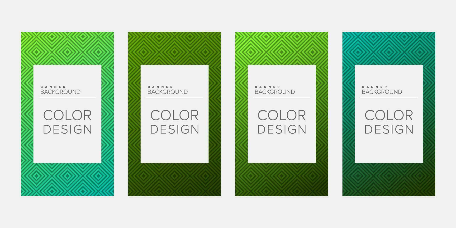 Hintergrund Banner geometrisch Linie Gradient Farbe Design Vektor, Vertikale Banner einstellen vektor