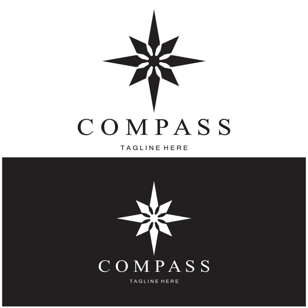 Kompass Symbol isoliert auf hintergrund.modern eben Kompass Piktogramm, Geschäft, Marketing, Internet Konzept.trendy einfach Vektor Symbol zum Website design oder Taste zu Handy, Mobiltelefon app.logo Illustration.