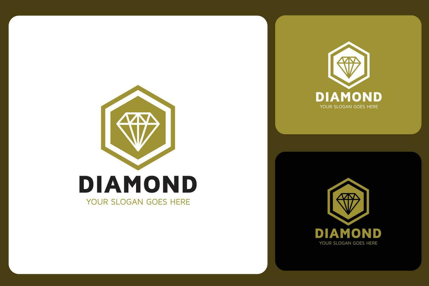 Diamanten Logo Design Vorlage vektor