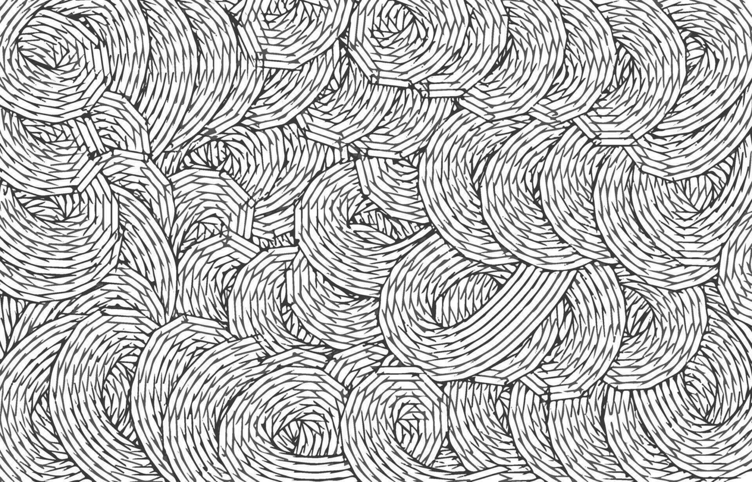 svart och vit abstrakt, bakgrund, spiral cirklar och virvlar runt. psychedelic optisk illusion. hypnotisk overkligt abstrakt bakgrund. vektor illustration.