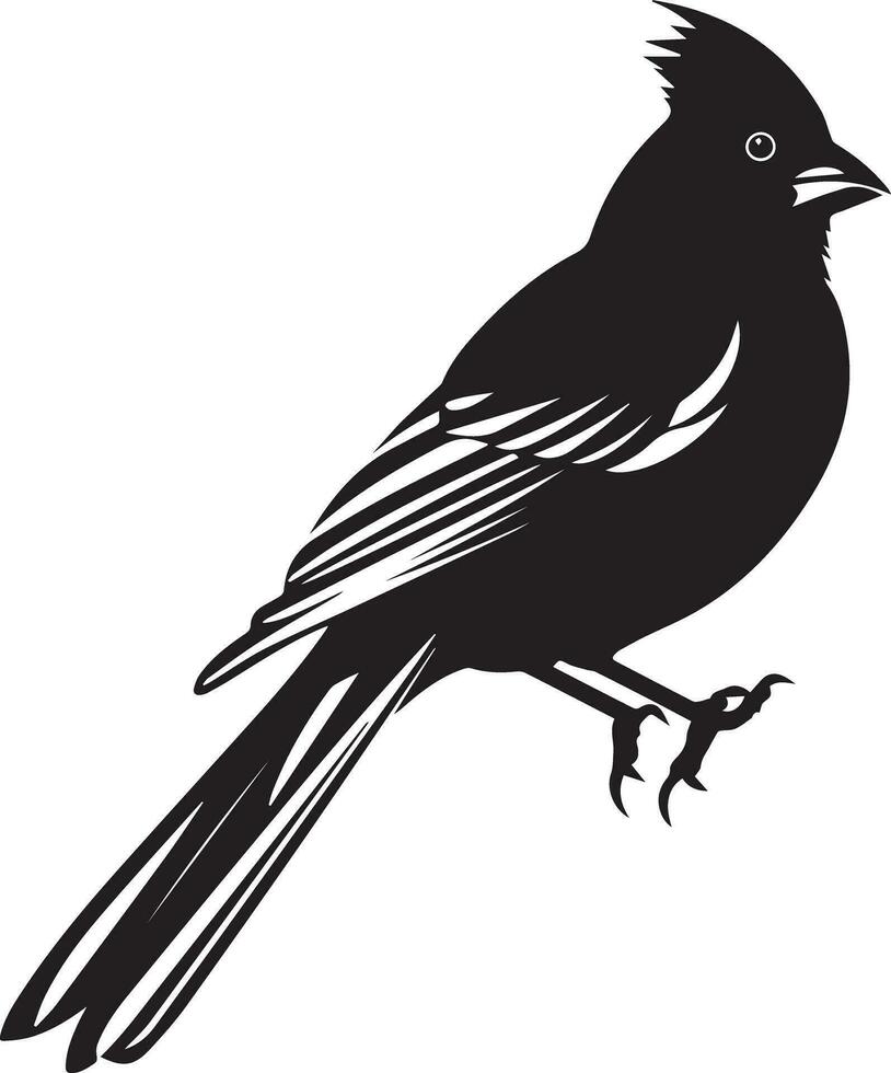 fågel svart och vit, vektor mall uppsättning för skärande och utskrift