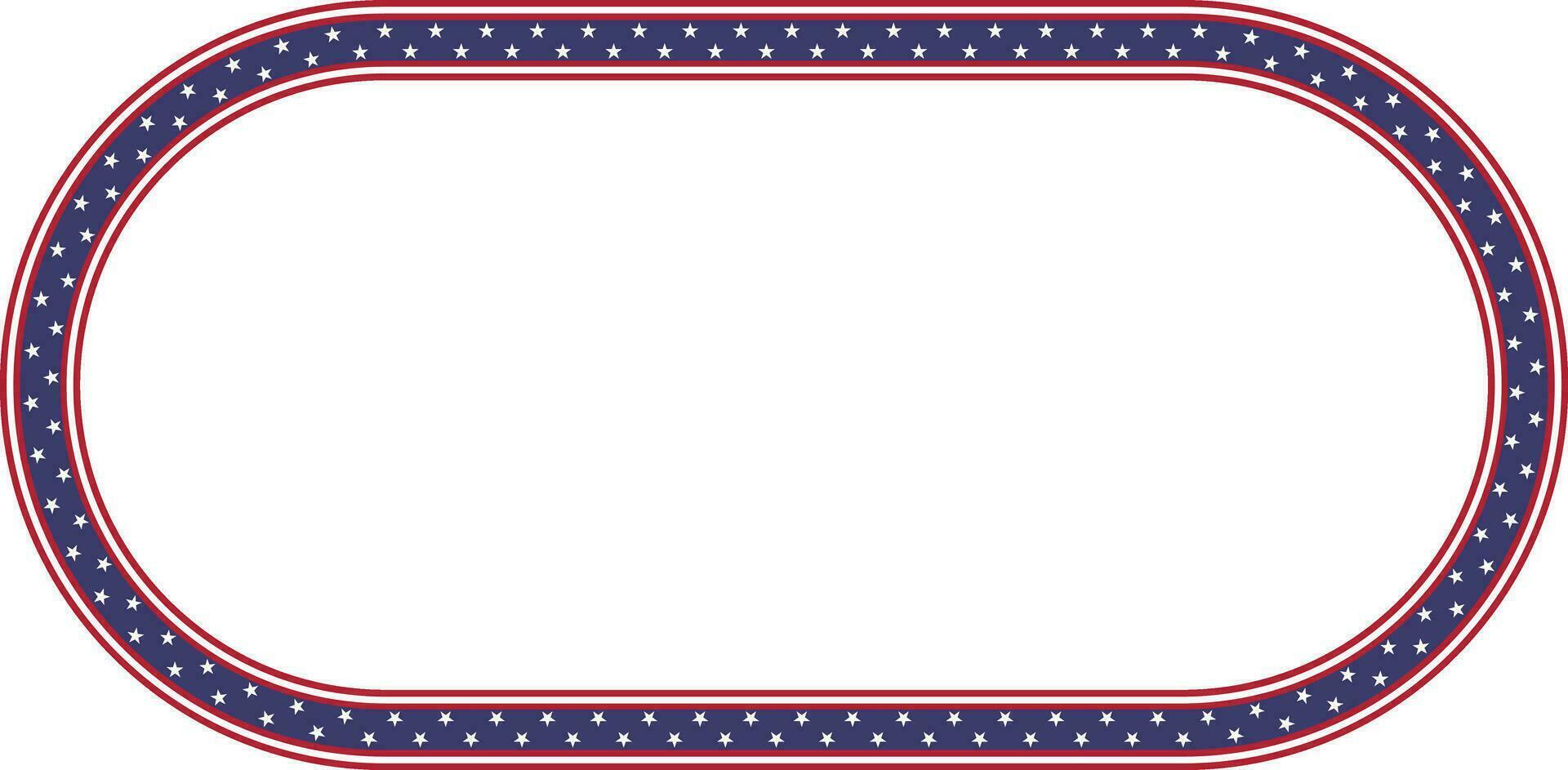 USA flagga ram med kopia Plats för din text eller design vektor