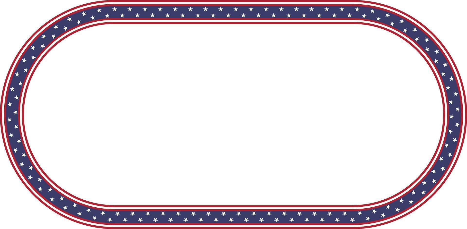 USA Flagge Rahmen mit Kopieren Raum zum Ihre Text oder Design vektor