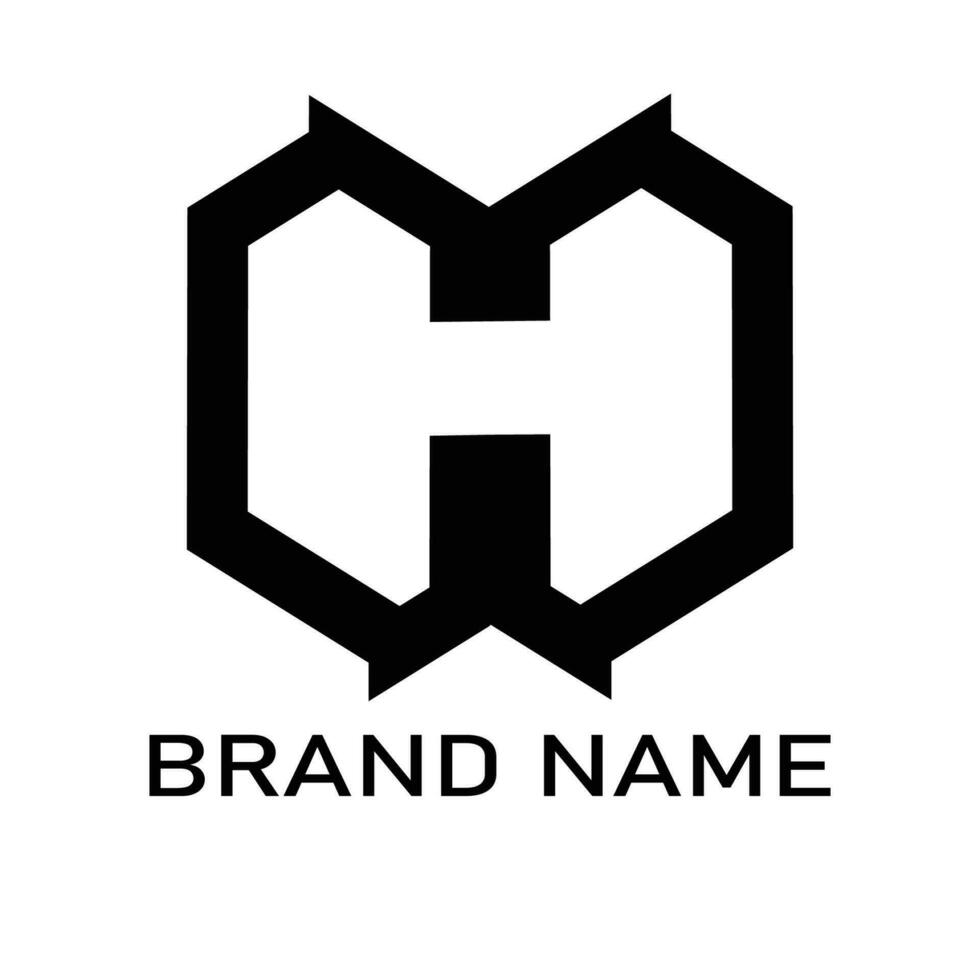 brev h linje logotyp design. vektor abstrakt logotyp design mallar. användbar för företag och branding logotyper. platt vektor logotyp design mall element