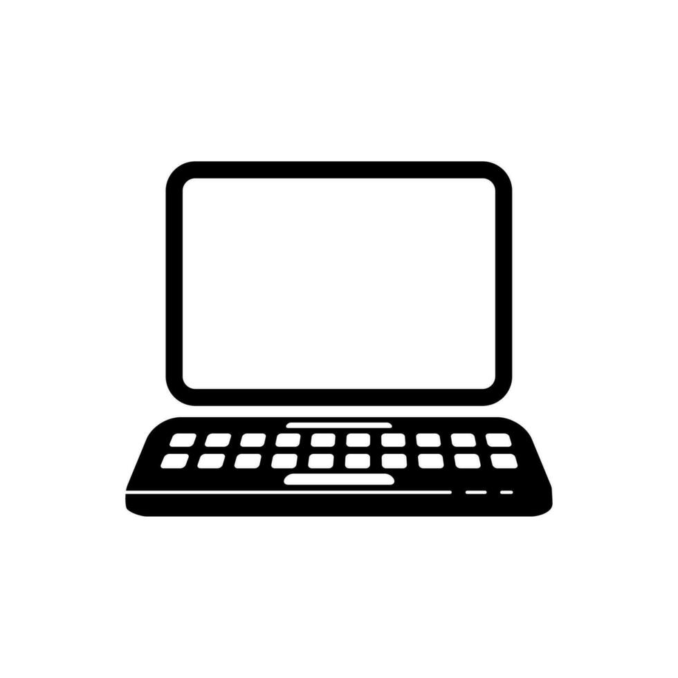 Laptop Symbol Vektor Abbildung