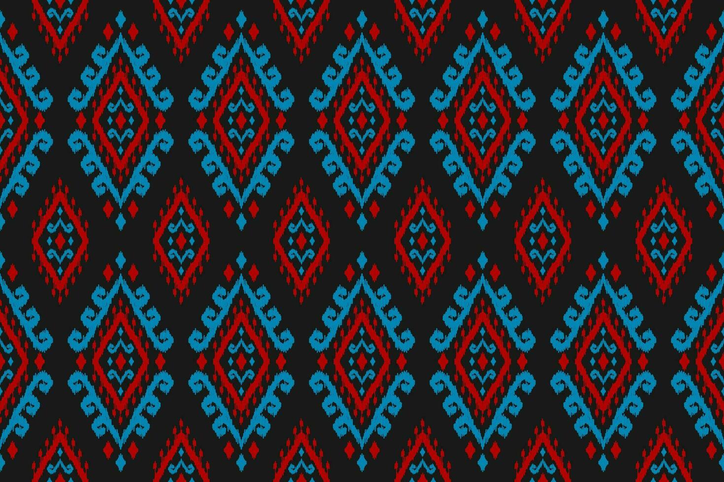 tyg ikat mönster konst. aztec etnisk sömlös mönster traditionell. amerikansk, mexikansk stil. vektor