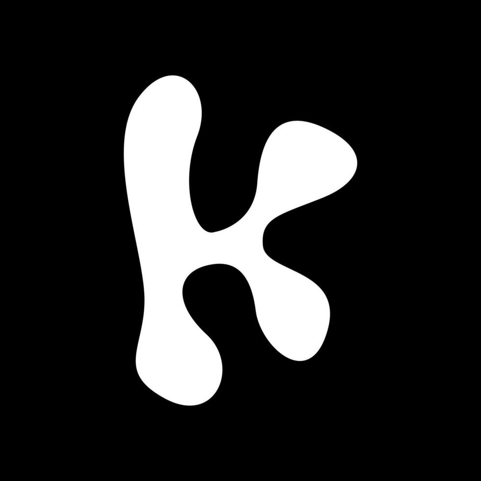Brief k Symbol Logo Design vektor