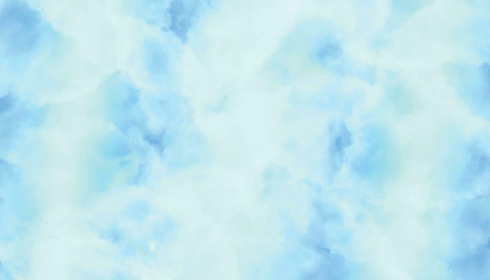 abstrakt Hintergrund mit ein bunt Aquarell Spritzer Design von Blau. Blau Himmel und Wolken. Blau Aquarell beflecken Hintergrund. vektor