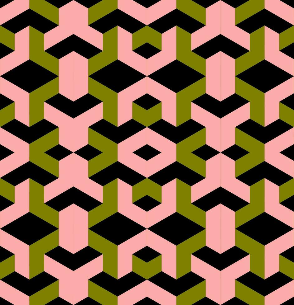 nahtlos geometrisch Muster abstrakt Hintergrund vektor