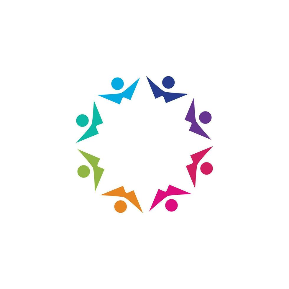 Gemeinschaft Logo Design Vektor mit kreativ Idee