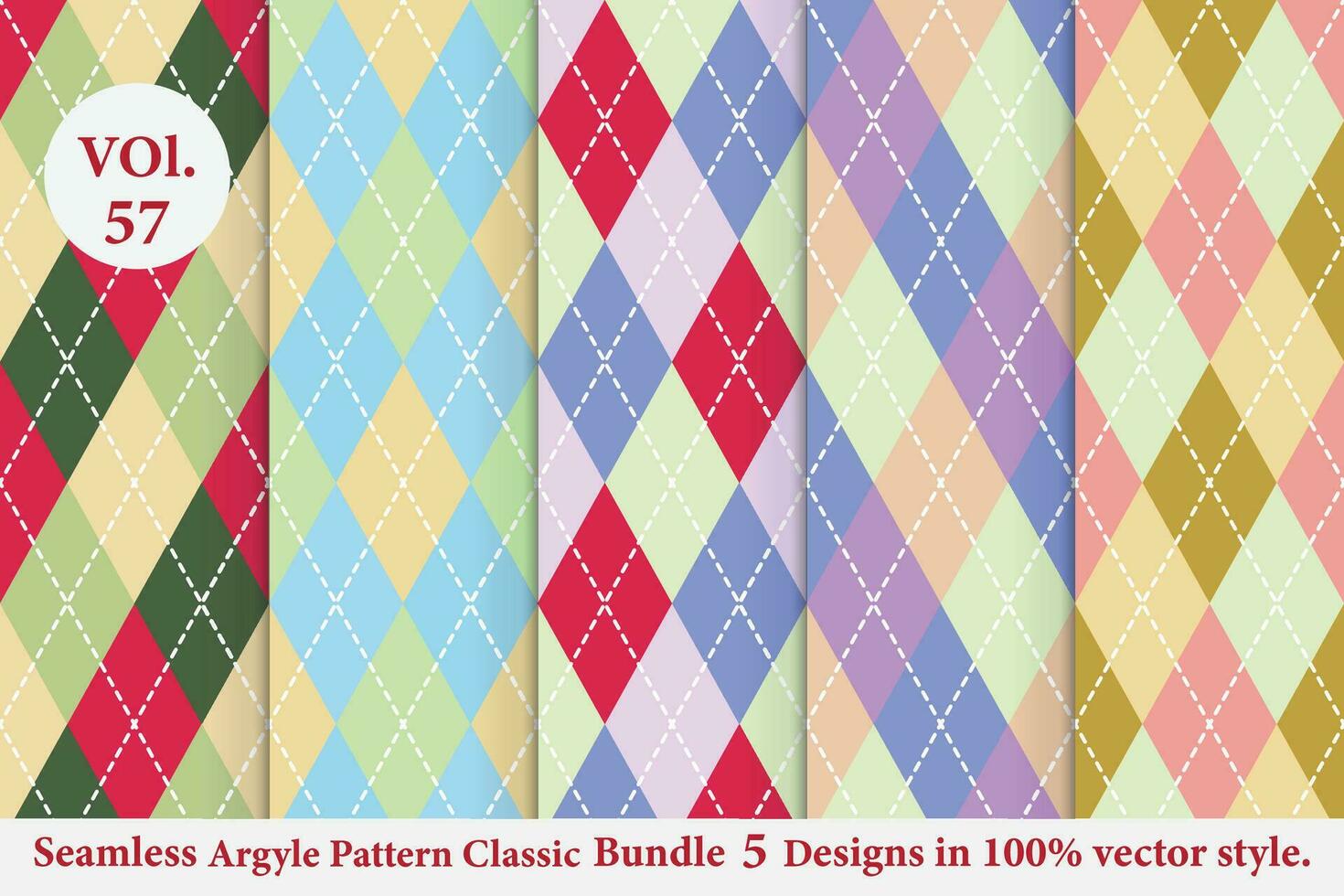 argyle mönster vektor designer traditionella, tyg textur bakgrund