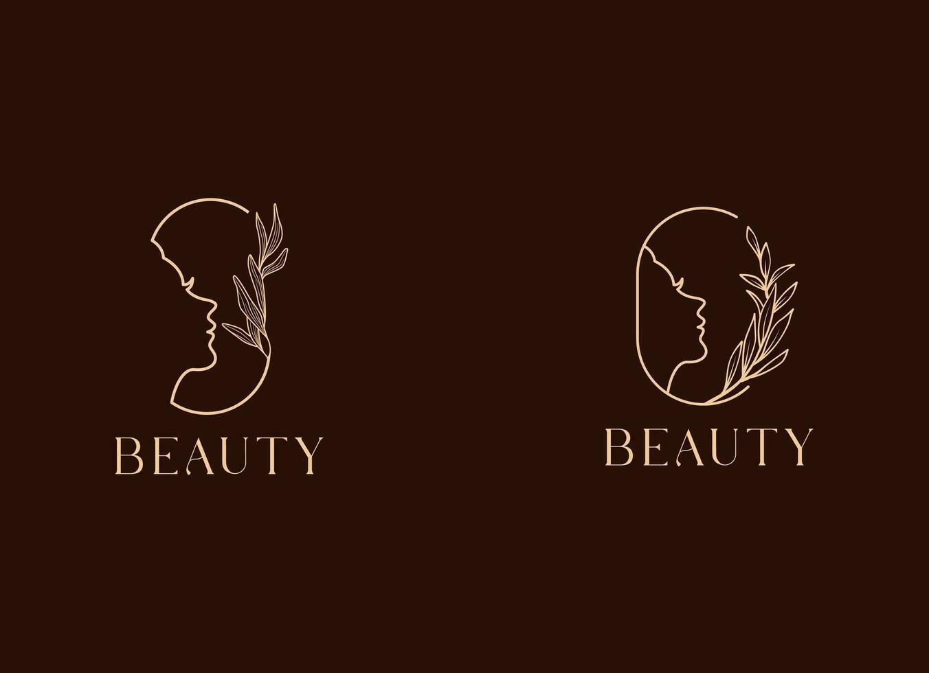 frisches Beauty-Logo-Template-Design vektor