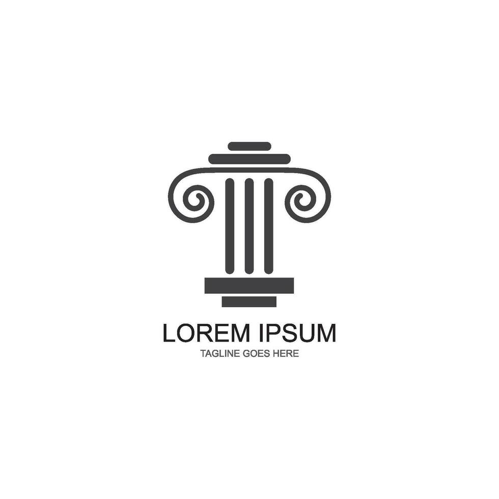 kolumn logotyp vektor