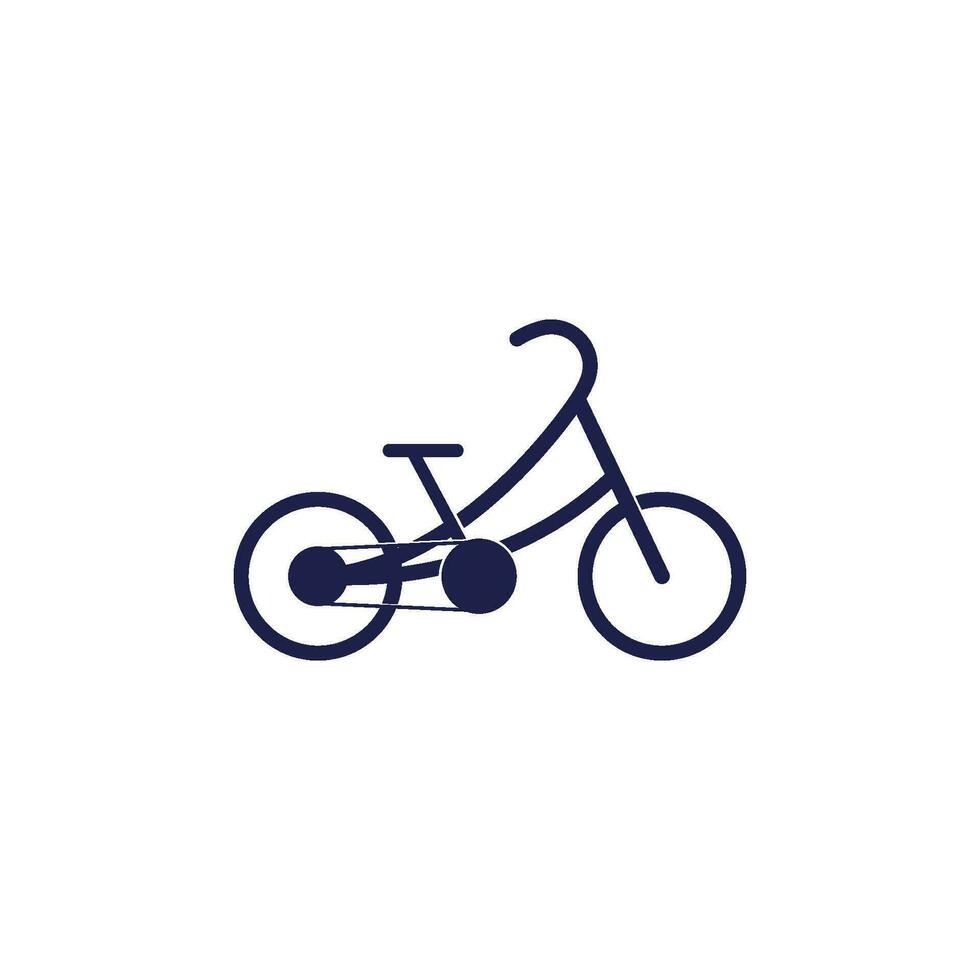 Fahrrad. Fahrrad Symbol Vektor