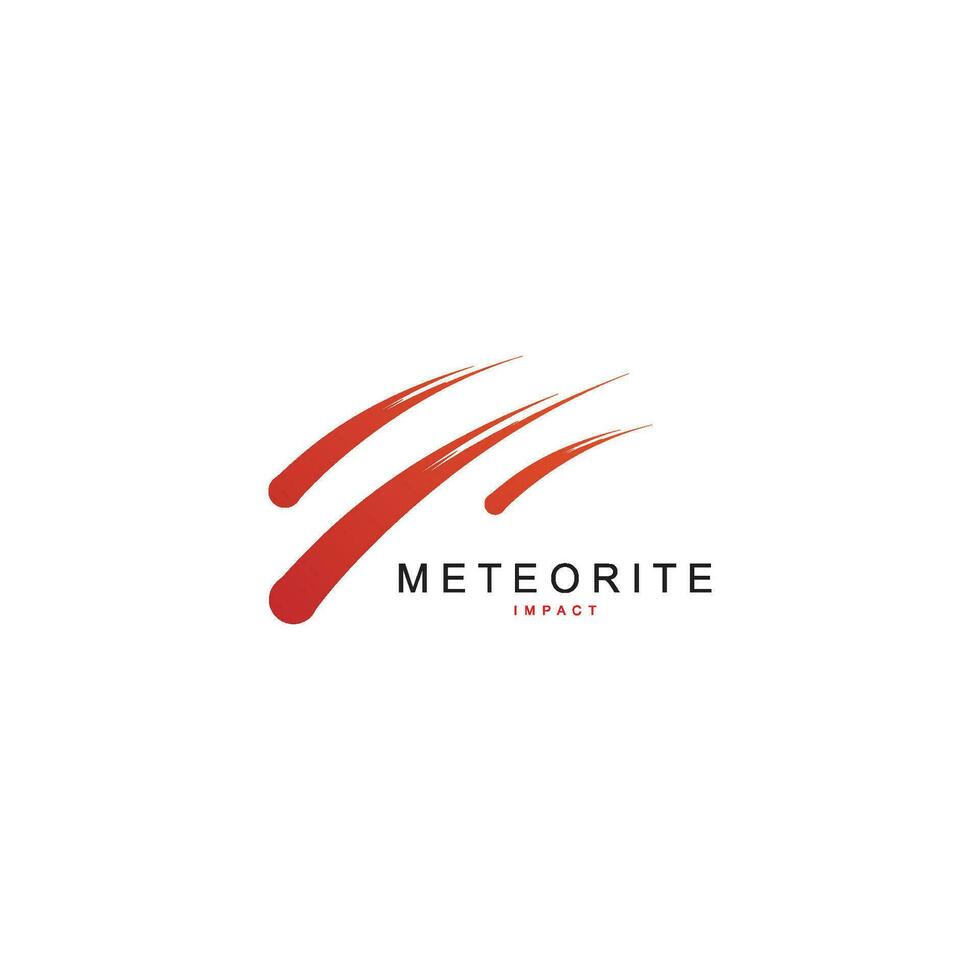 Meteor-Logo-Vektor vektor