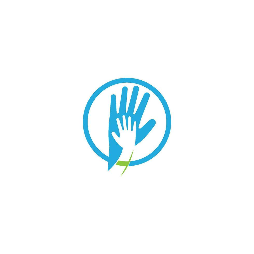 Handpflege-Logo vektor