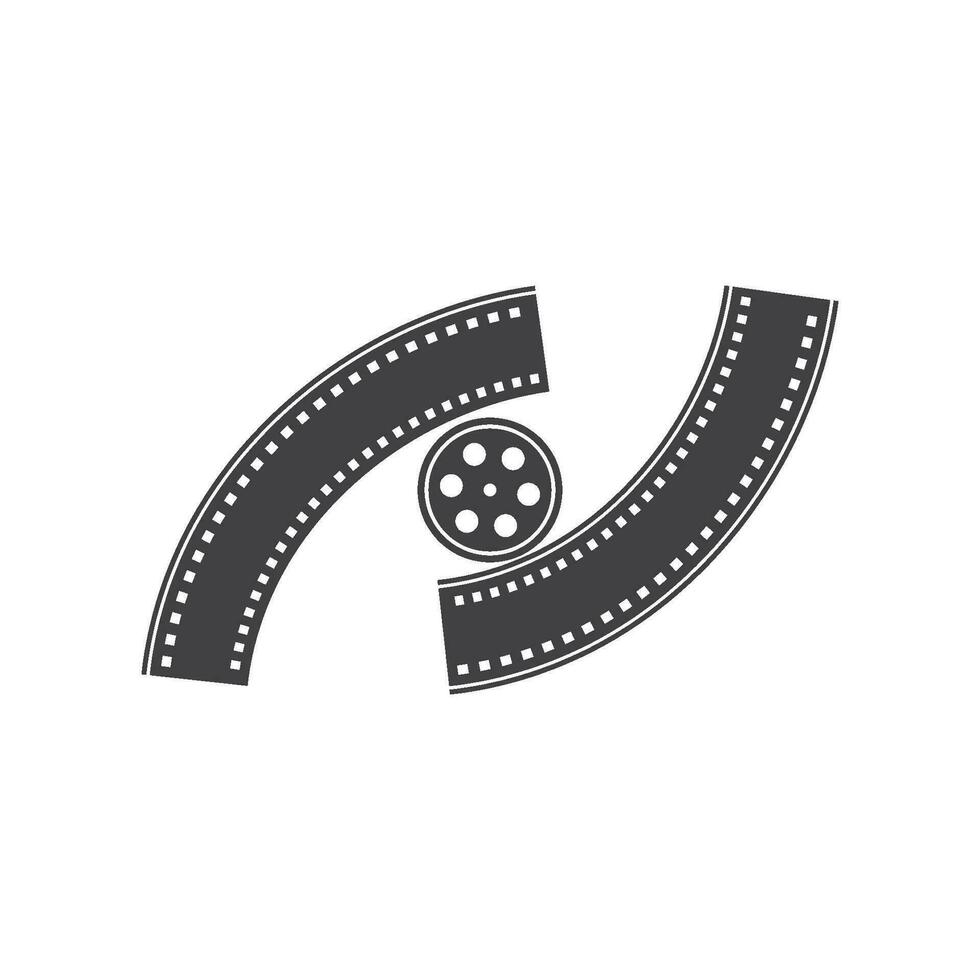 Filmstreifen Logo Vorlage Vektor