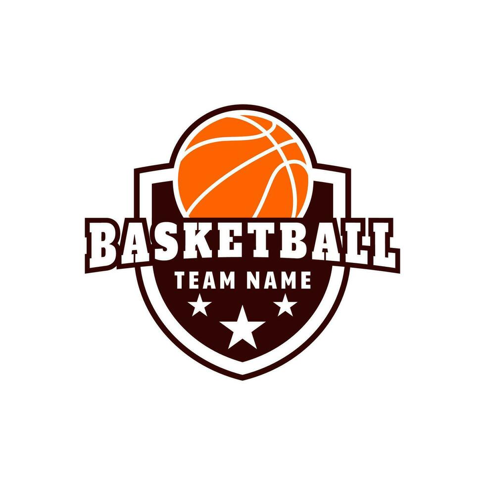 basketboll logotyp vektor illustration design.