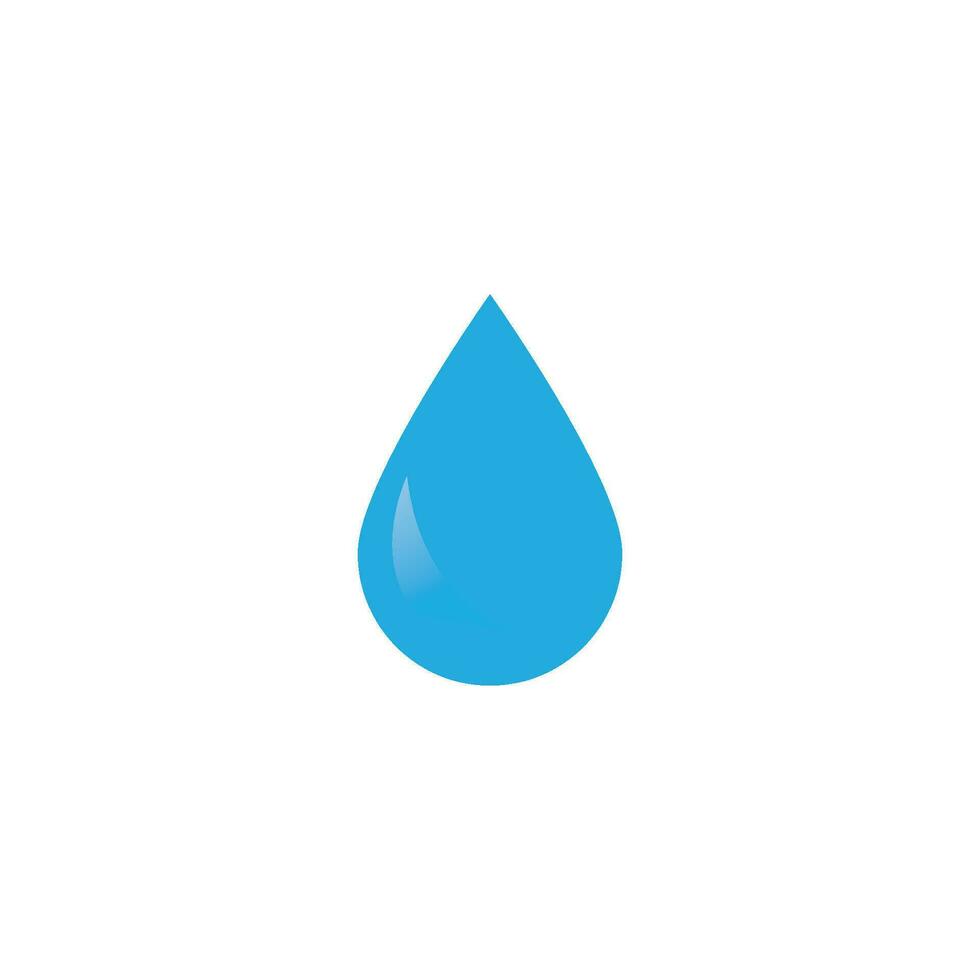 Wassertropfen-Logo-Schablonenvektor vektor