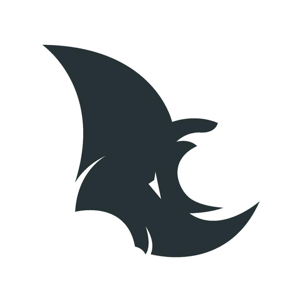 noshörning logotyp ikon design vektor
