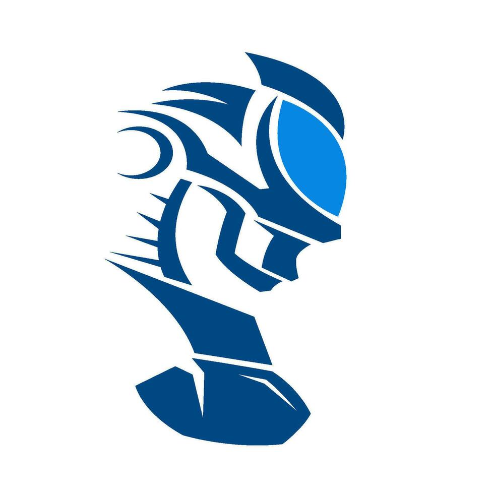 Roboter Logo Symbol Design vektor